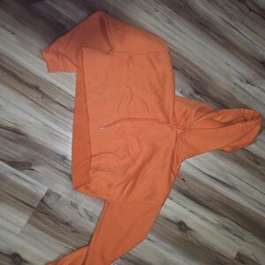 Forever 21 Vibrant Orange Hoodie